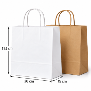 Kraft Paper Bag – 28 × 31.5 × 15 cm