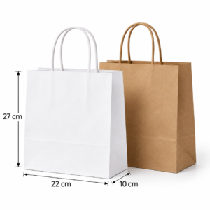 Kraft Paper Bag – 22 × 27 × 10 cm